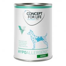 Concept for Life Veterinary Diet Hypoallergenic Cavallo Alimento umido cani - 6 x 400 g