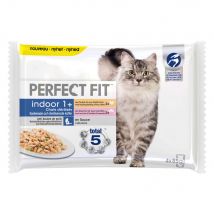 Perfect Fit Sterilised Indoor para gatos - 4 x 85 g