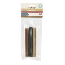 3 x 3 friandises de 18 cm Bâtonnets Beeztees Veggie Snack pour chien