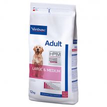 2x12kg Veterinary HPM Dog Adult Large & Medium Virbac Hondenvoer