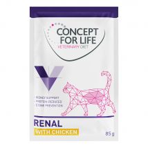 Concept for Life Veterinary Diet Renal con Pollo umido per gatto - 12 x 85 g