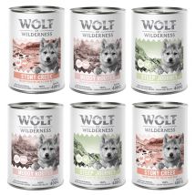 Wolf of Wilderness Junior “Expedition” 6 x 400 g pour chiot - lot mixte