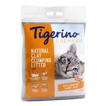 12kg Amandelmelk- en Honinggeur Tigerino Premium Kattenbakvulling