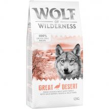 Wolf of Wilderness Adult "Great Desert" - Tacchino Crocchette per cani - 12 kg