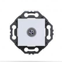 Norvika - Prise Satellite Type F - Blanc mat
