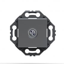 Norvika - Prise Satellite Type F - Gris alu