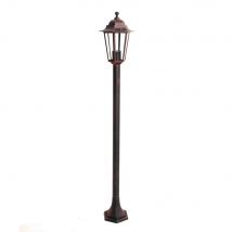 BricolageDirect - Potelet Lumineux Extérieur 60w Max E27 Fonte Loan - Fonte d'aluminium - Rouille