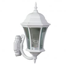 Adelais - Applique Extérieure Montante 100w E27 Fonte he Adela - Fonte d'aluminium