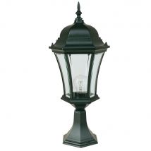 Adelais - Borne Lumineuse Extérieure 100w Max E27 Fonte e Adela - Noir