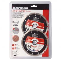 BricolageDirect - Jeu De 2 Disques 150mm