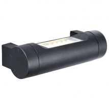 Woltz - Projecteur Extérieur Mural 15w Led Smd Alu - Corps aluminium - Noir