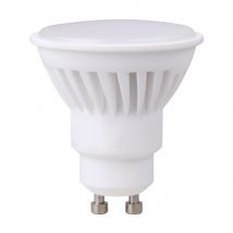 Crealys - Ampoule Led Smd Gu10 9w Chaud Base Céramique - Blanc