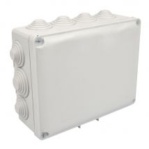 Nalto - Boîte De Dérivation 14 Entrées 220x170x80mm Ip55 Sirius 54 - Plastique - Gris