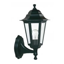 Initialis - Applique Extérieure Montante 100w Max e - Fonte d'aluminium - Noir