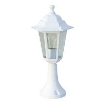 Initialis - Borne Lumineuse Extérieure 100w Max - Blanc