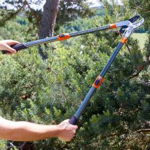 Krisalys - Coupe Branches À Crémaillère Ø 45mm Manche Téléscopique 68cm À 95cm