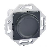 Noane - Variateur Rotatif Universel Compatible Led Anthracite - Gris anthracite