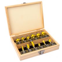 Steiner - Coffret 12 Fraises 8mm Pour Défonceuse