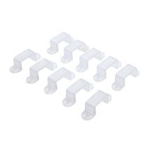 BricolageDirect - Lot De 10 Cavaliers De Fixation Pour Ruban Led 7w/m 14mm