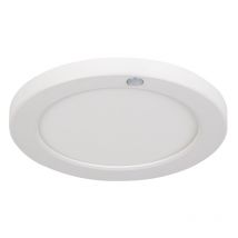Crealys - Plafonnier Led Rond 18w À Détection Cct Ø230mm - Polycarbonate
