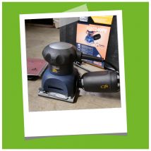 BricolageDirect - Ponceuse Vibrante 240w + 3 Papiers Abrasifs *