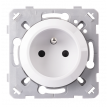 Ohmtec - Epure Prise 2p+t Auto - Blanc