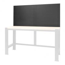 Feroce Storage - Panneau Mural Perforé 180x79x2cm Feroce - Acier - Noir mat aspect granuleux