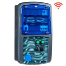 Nalto - Coffret Piscine Pour Filtration Connecté + Éclairage + Traitement De L'eau + Pompe À Chaleur - Anthracite vitre bleue