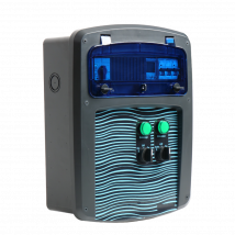 Nalto - Coffret Piscine Pour Filtration + Éclairage + Traitement De L'eau + Pompe À Chaleur - Anthracite et vitre bleue