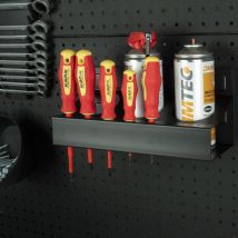Support Pour Aérosols Et Tournevis Magnétique Feroce - Acier - Noir - Bricolage Direct