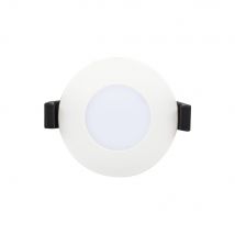 Woltz - Spot Encastrable Fixe Led 6w Rt 2012 4000k Rond Variable Recouvrable - Blanc