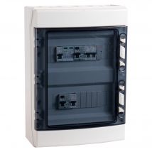 Ohmtec - Coffret Photovoltaïque Ac 4,5kw Avec Protection Backup - Coffret gris et vitre fumée