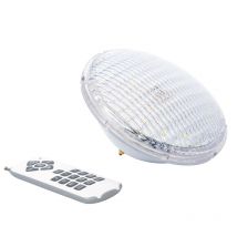 Crealys - Ampoule Led Piscine Submersible Par56 Multicolore Rgbw 36w Ø178mm Ip68 12v Ac + Télécommande - Blanc