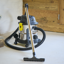 Steiner - Aspirateur Eau Et Poussières 20l Inox 1200w Sans Sac + Fonction Souffleur