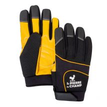St Pierre du Champ - Gants De Protection En Cuir Taille L/9 Saint Pierre Du Champ - 40% cuir de vachette, 28% Spandex, 20% néoprène, 8% PU, 3%