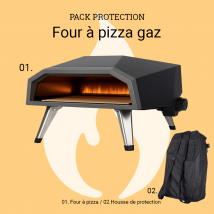 Roster - Four À Pizza Gaz + Housse + Pelle À Pizza