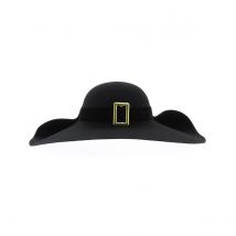 Chapeau Paludier - Traclet - Noir - 61 cm - Feutre laine - France