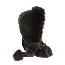 Capuche Jacqueline Polaire Marron - Traclet