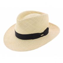 Chapeau Fedora Panama Colmar Noir - Mayser - 60 cm - Panama - Slovaquie