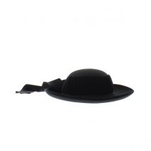 Chapeau Breton - Traclet - Noir - 60 cm - Feutre laine - France