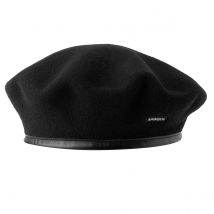 Béret Wool Monty Kangol noir - XL - 60/61 cm - Laine - Taiwan