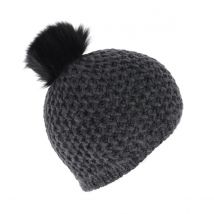Bonnet pompon noir