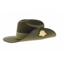 Chapeau feutre poil Akubra - Military - Akubra - Vert - 56 cm - Feutre poil - Australie