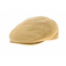Casquette Cuir Plate Ralph Beige