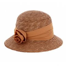 Chapeau cloche paille cuivre - Traclet - Cuivre - Taille unique - Paille - Chine