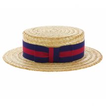 Canotier Portofino Double épaisseur - Traclet - 58 cm - Paille - Italie