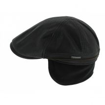 Casquette Redding cuir stetson cache oreilles - Stetson - Noir - S - 54/55 cm - Cuir - Chine