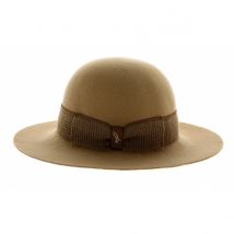 Capeline feutre Aubrey - beige - Doria - Beige - 58 cm - Feutre laine - Italie