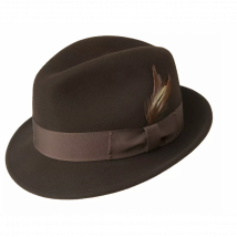 Chapeau tino Marron Trilby Bailey - XL - 60/61 cm - Feutre laine - Etats Unis d'Amérique