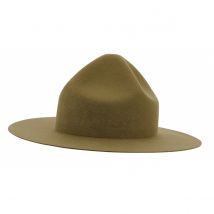 Chapeau Scout Classique Feutre Laine Olive - Traclet - 55 cm - Feutre laine - France